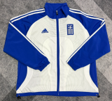 2005-06 Greece blue and white Casual Edition Windbreaker