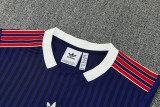 2025-26 Mens Arsenal royal blue vest Training Short Suit