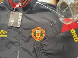 1996-97 Mens Manchester United Retro red and black  windbreaker
