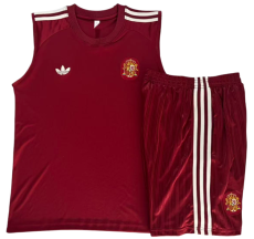 2026-27 Spain maroon vest training Short suit D26044#