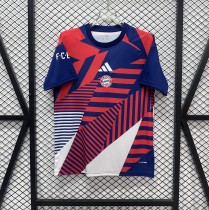 2025/26 FC Bayern Munich Pre-Match Training Short Sleeve Fan Version Soccer Jersey