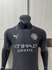 2025-26 Manchester City Away Short Sleeve Player Version Soccer Jersey