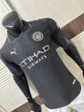 2025-26 Manchester City Away Short Sleeve Player Version Soccer Jersey