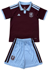 2026-27 Kids  Aston Villa home soccer Jersey