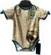 2026-27 Brazil Baby khaki Infant Crawl Suit