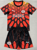 2026-27 Kids PSV Eindhoven goalkeeper orange soccer jersey