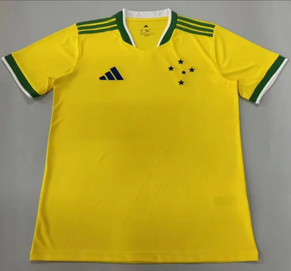 2026-27 Mens Cruzeiro special edition yellow soccer jersey