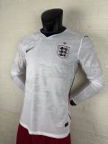 26-27 England Special Long Sleeve Player Version Soccer Jersey