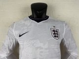 26-27 England Special Long Sleeve Player Version Soccer Jersey
