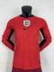 24-25 England Away Long Sleeve Player Version Soccer Jersey