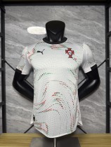 2025/26 Portugal Away Short Sleeve Player Version Soccer Jersey