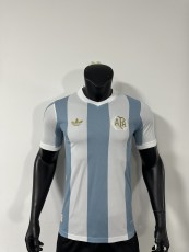 1974 Argentina Home Short Sleeve 50th Anniversary Edition Soccer Jersey