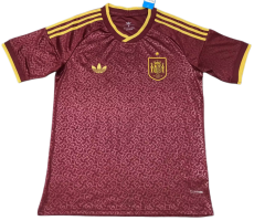2026-27 Spain third  Away burgundy soccer Jersey