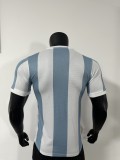 1974 Argentina Home Short Sleeve 50th Anniversary Edition Soccer Jersey