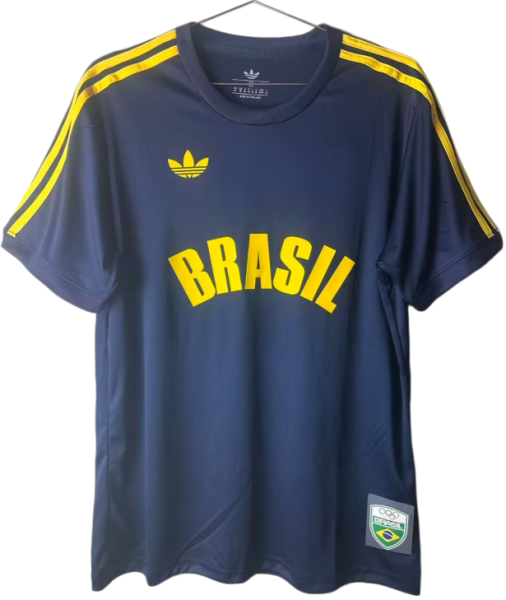 2026-27 Mens Brazil  navy blue Casual Edition soccer jersey