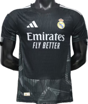 2026-27 Mens Real Madrid black Player goalkeeper soccer jersey