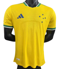 2026-27 Mens Cruzeiro special edition yellow Player version soccer jersey