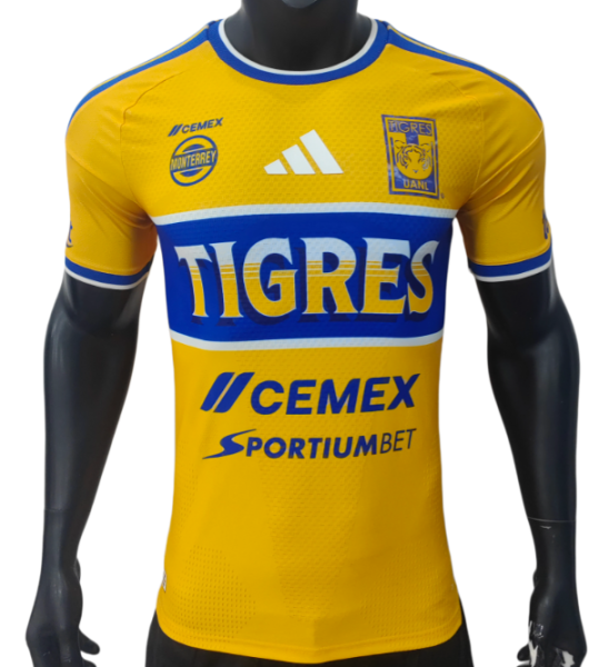2026-27 Mens Tigres UANL yellow home Player version soccer jersey