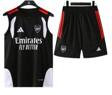 2026-27 Mens Arsenal black vest Training Short Suit