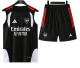 2026-27 Mens Arsenal black vest Training Short Suit