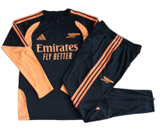 2026-27 Mens Argentina orange black Half pull Training suit B26068#