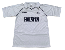 1987-89 Mens Tottenham Hotspur home Retro white soccer Jersey