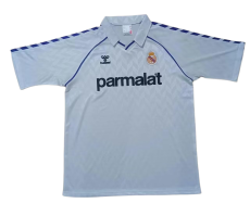 1988 Real Madrid Retro white  Soccer Jersey
