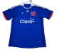 2011 Mens Universidad de Chile home blue Retro soccer Jersey