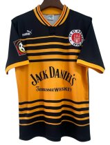 1997-1998 ST PAULI Away yellow black Retro Soccer Jersey