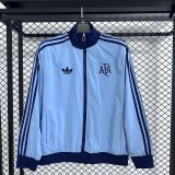 2025-26 Argentina Light Blue Casual Edition Windbreaker