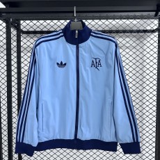 2025-26 Argentina Light Blue Casual Edition Windbreaker