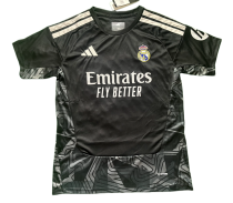 2026-27 Mens Real Madrid goalkeeper black soccer Jersey
