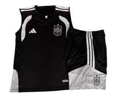 2026-27 Real Madrid black vest Training Short Suit