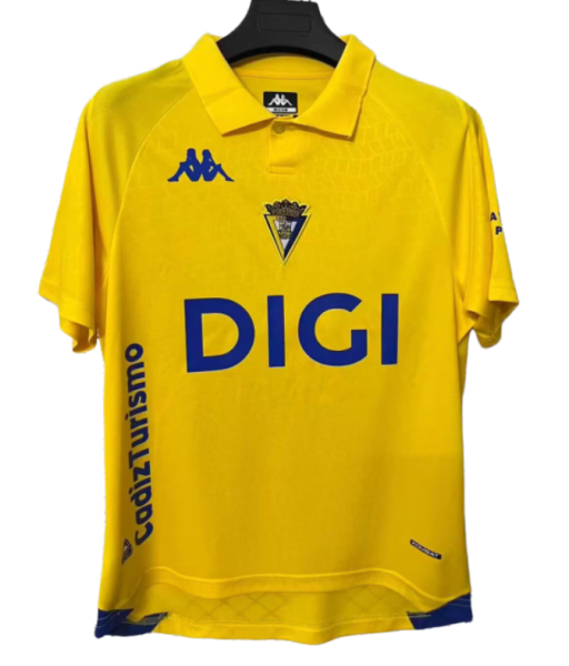 2026-27 Mens Cadiz yellow home soccer jersey