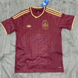 2026-27 Spain third Away burgundy soccer Jersey（Have two star ⭐⭐）