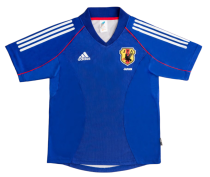 2002 Mens Japan home blue Retro soccer Jersey