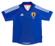 2002 Mens Japan home blue Retro soccer Jersey