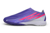 adidas F50 Hyperfast Elite Laceless TF Purple Soccer Shoes