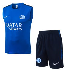 2026-27 Mens Inter Milan Blue vest Training Short Suit D26059#