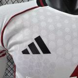 2025-26 Mens River Plate home Player Version  Long Sleeve  Jersey