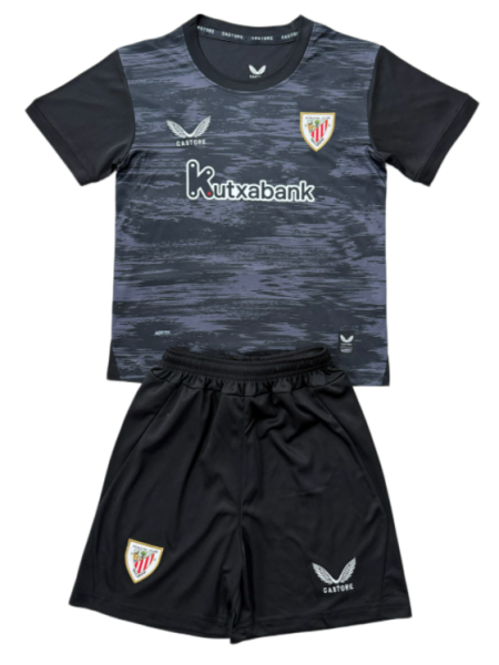 2026-27 Kids Athletic Bilbao goalkeeper black Soccer Jersey
