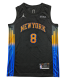 2026 KNICKS #8 black Statement Edition Top Quality Hot Pressing NBA Jersey