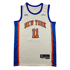 2026 KNICKS #11 off-white City Edition Top Quality Hot Pressing NBA Jersey