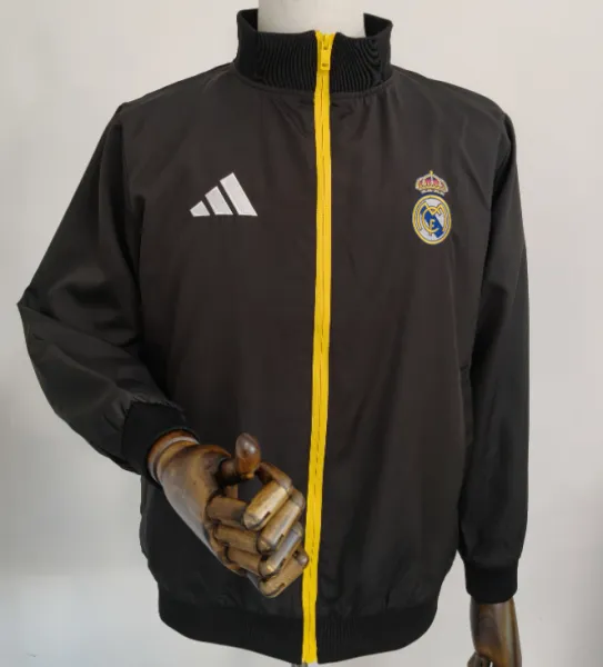 2026-27 Mens Real Madrid black Windbreaker
