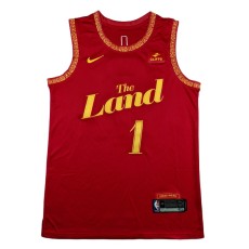 2024 Cleveland Cavaliers HARDEN #1 red City Edition Top Quality Hot Pressing NBA Jersey