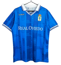1997-1998 Real Oviedo Home blue Retro Soccer Jersey