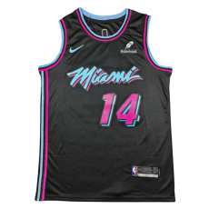 2025 HEAT HERRO #14 Black City Edition Top Quality Hot Pressing NBA Jersey (V领）