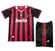 2009-2010 Kids AC Milan home Retro Soccer Jersey