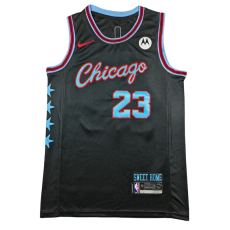 2026 BULLS JORDAN #23 Black City Edition Top Quality Hot Pressing NBA Jersey