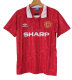 1992-1994 Manchester United Home red Retro Soccer Jersey